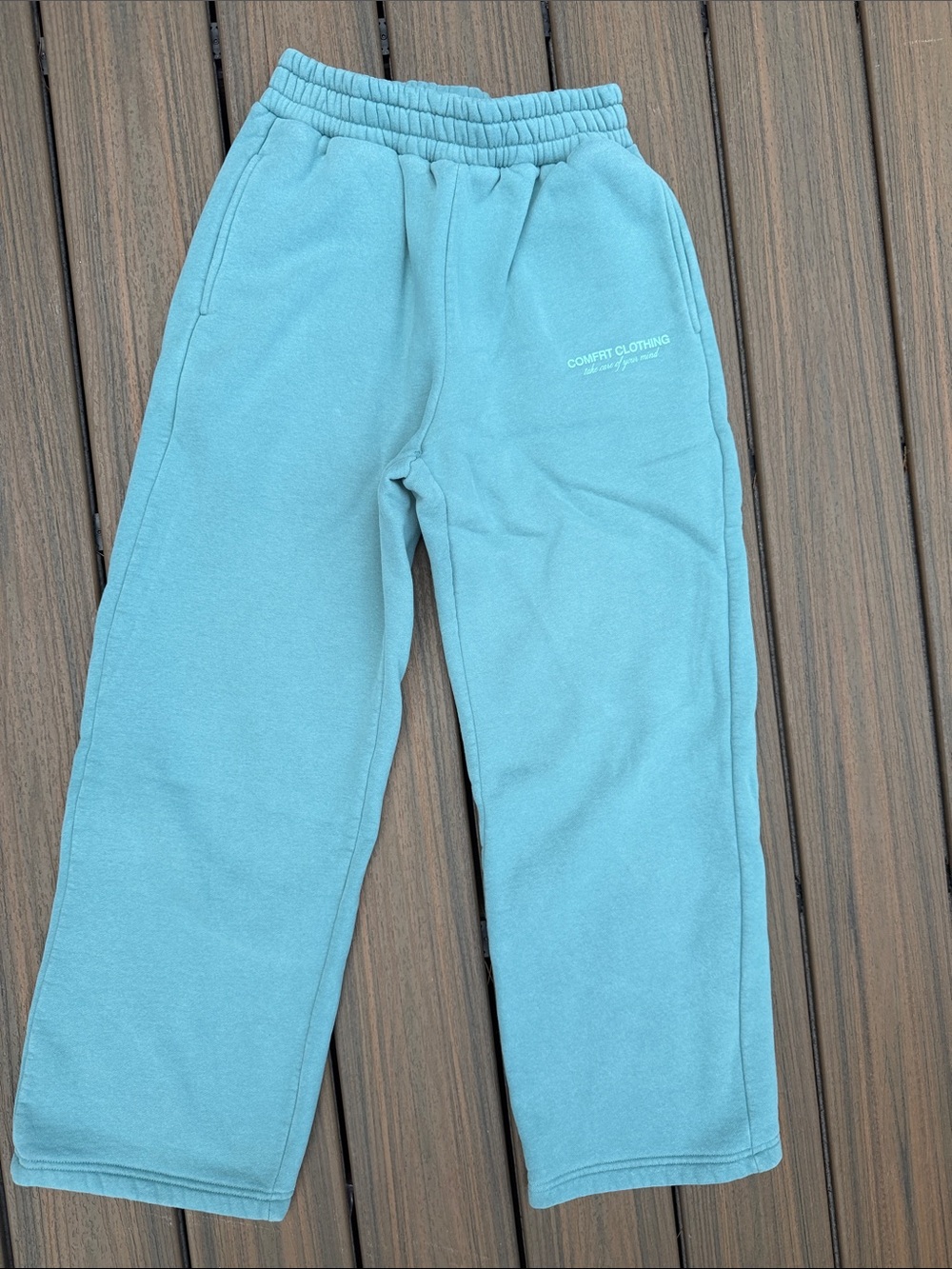 Comfort colors kindness  Light Teal Fleece Sweatpants -